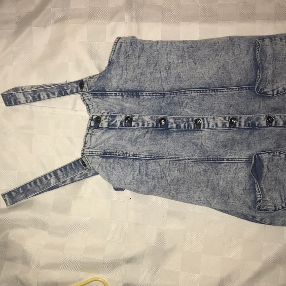 Jean Dress with Heart Pockets (only worn once) - Picture 3 of 3